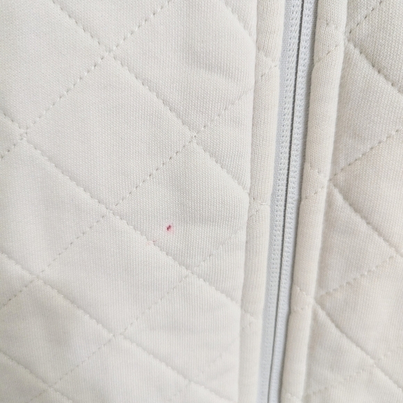 The North Face Quilted Cotton Shell Fleece Lined Jacket Ivory Size M - Picture 8 of 8